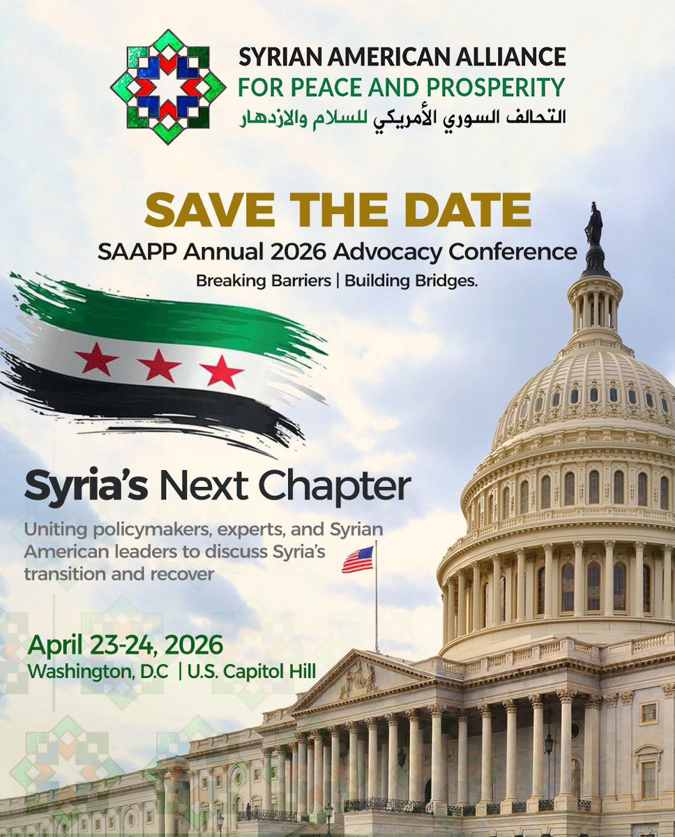 Syrian American Alliance For Peace & Prosperity tweet media
