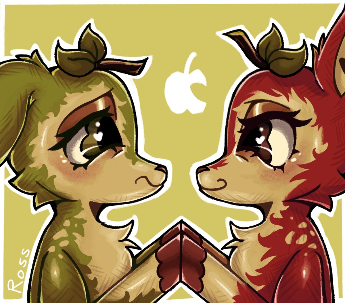 Anaross_art_'s tweet photo. Some apples i draw based in some apples someone painted 🍎🍏 https://t.co/Daj5YuCYDd
