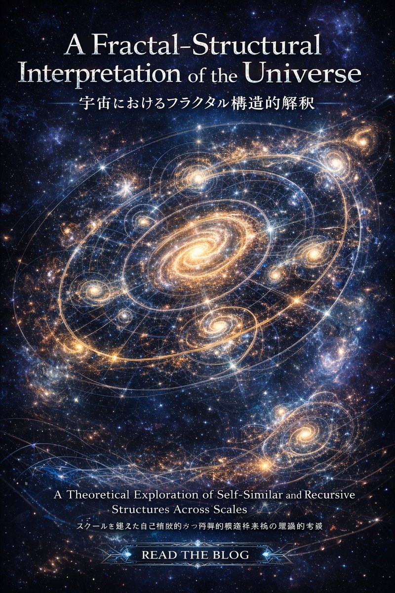 yuria2122's tweet photo. 🌌 See the universe in a new light! “A Fractal-Structural Interpretation of the Universe” reveals the cosmos’ hidden patterns. Read: https://t.co/Kig9sW6Xcs #FractalUniverse #Cosmology #Universe #PatternsInNature https://t.co/8zDqkjUvWt