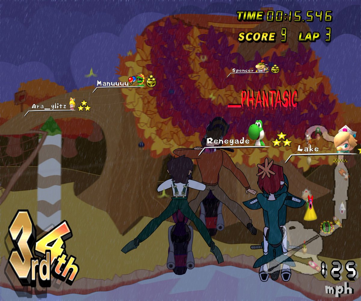 phantasmalie's tweet photo. 200cc + item rain + countdown!

Ren, Benji, and Lake are still in the running on Wii Maple Treeway. Others have run out of time already.

#mariokart #disventurecamp #disventurecamp5 https://t.co/6HDS81GFsJ