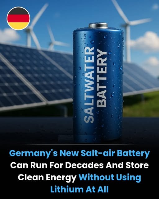 🧂🔋 แบตเตอรี่จาก "เกลือ"?! นวัตกรรมเปลี่ยนโลกจากเยอรมนี 🇩🇪

ลบภาพแบตเตอรี่แบบเดิมๆ ไปได้เลย! เมื่อเยอรมนีเสก "เกลือแกง" ให้กลายเป็นขุมพลังงานสะอาดที่...

🕒 อยู่ได้นานกว่า 30 ปี!
❌ ไม่ใช้ลิเธียมแม้แต่หยดเดียว
🔥 ไม่ร้อน ไม่ระเบิด ปลอดภัยเบอร์หนึ่ง
♻️ รีไซเคิลได้ 100%