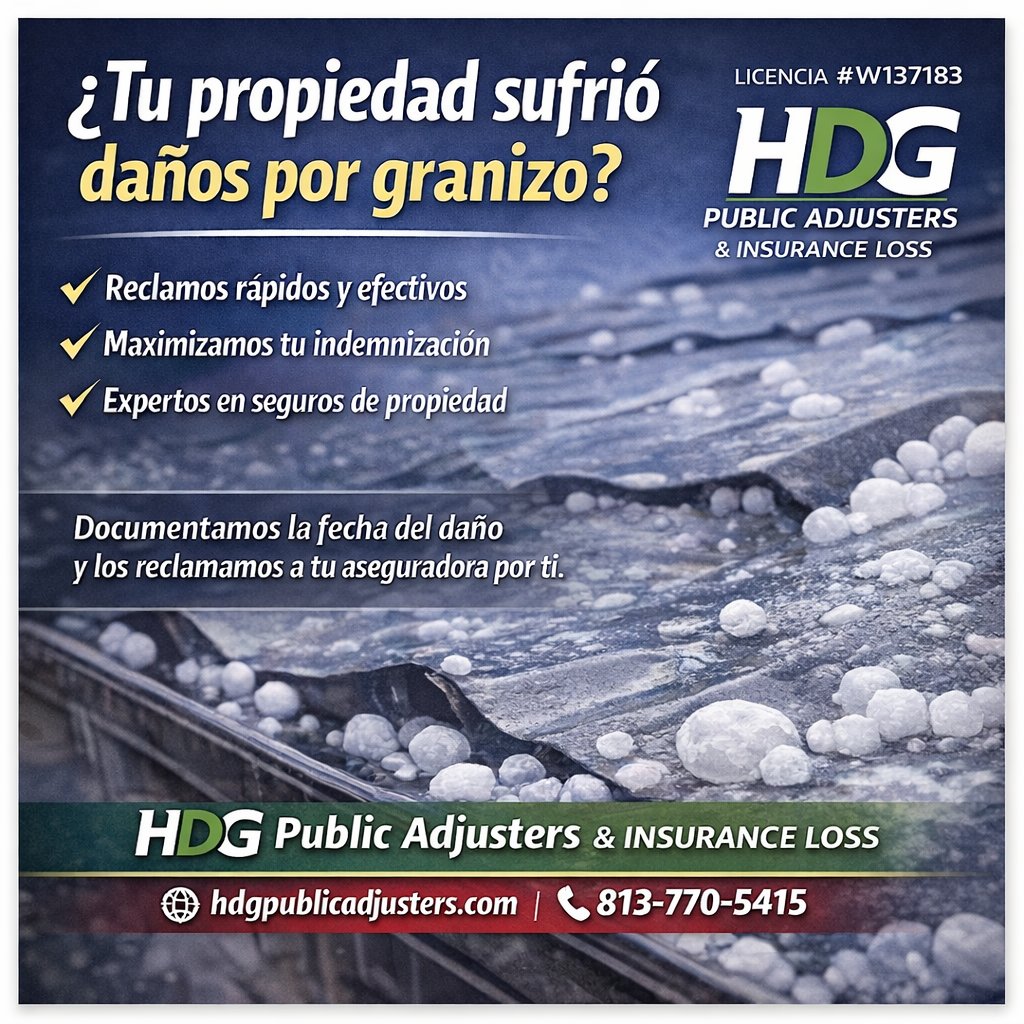 gabrielbonserio's tweet photo. 🌩️ ¿Tuviste daños por granizo el 15 de marzo 2026?

No dejes que tu aseguradora te pague menos de lo que mereces. En HDG Public Adjusters &amp; Insurance Loss somos expertos en reclamos de propiedad y trabajamos a tu favor para maximizar tu indemnización. https://t.co/1NH3hBuFTH