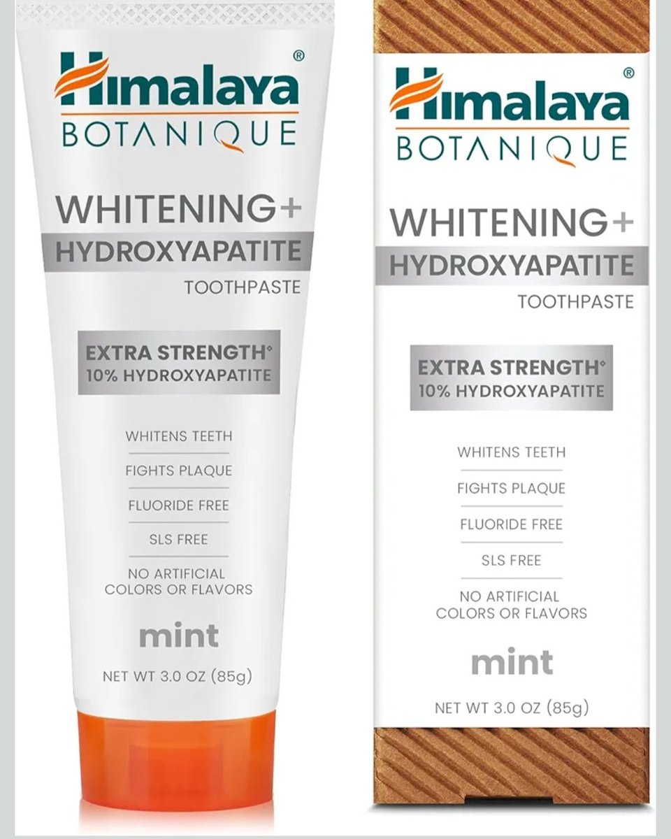 GFY_Trucking's tweet photo. @yoursimmo11 I've tried several non-flouridated toothpastes and recently settled on a hydroxyapatite version. It's a little spendy but worth every penny. https://t.co/c3xOmpPVqK