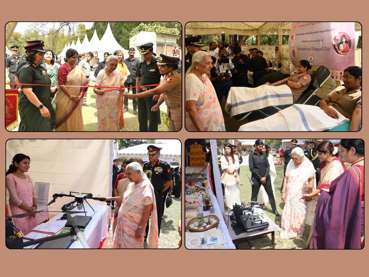 OfficialAwwa's tweet image. #WeCare
#Motivate_Facilitate_Empower

As part of the ongoing celebrations of #IWD2026, #Regional_AWWA #SuryaCommand organised a special exhibition showcasing the achievements, creativity and entrepreneurial spirit of #AWWA_Beneficiaries. The event was graced by Anandiben Patel,