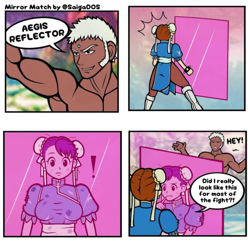 meeplewich's tweet photo. #AegisReflector is one of the most useful tools #Urien has in #StreetFighterIII, unfortunately for #ChunLi.
#StreetFighter https://t.co/amXJ9DimeK