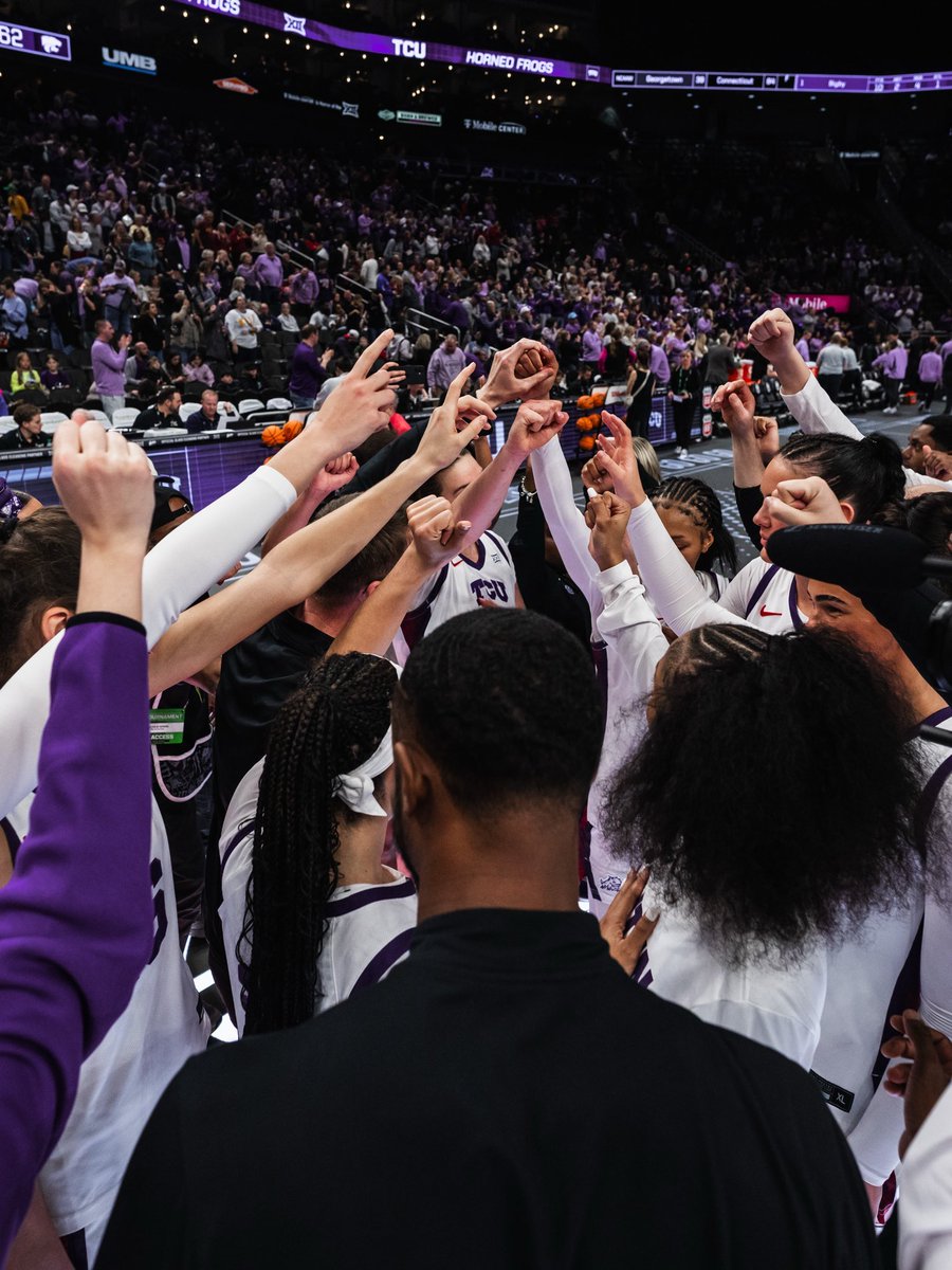 GirimonteNicky's tweet photo. TCU WBB has a combined 37 NCAA Tournament game appearances on their roster:

Taylor Bigby (10)
Donovyn Hunter (8)
Olivia Miles (6)
Aaliyah Roberson (4)
Maddie Scherr (3)
Natalie Mazurek (2)
Clara Silva (2)
Veronica Sheffey (1)
Marta Suarez (1) https://t.co/RnFnnugVVv