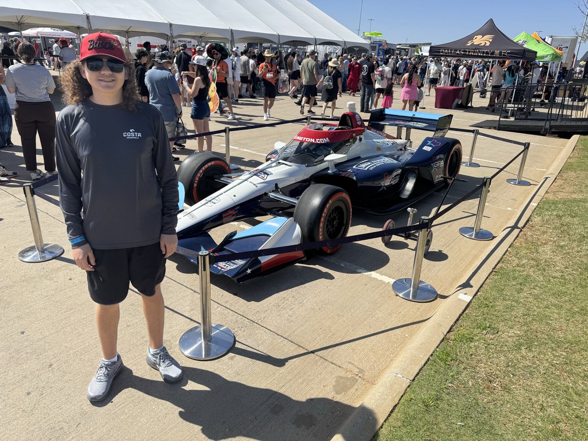 StereoStewart's tweet photo. Went out to the Arlington Grand Prix this weekend.  Had a great time with my boy. https://t.co/vD8FChj4o9