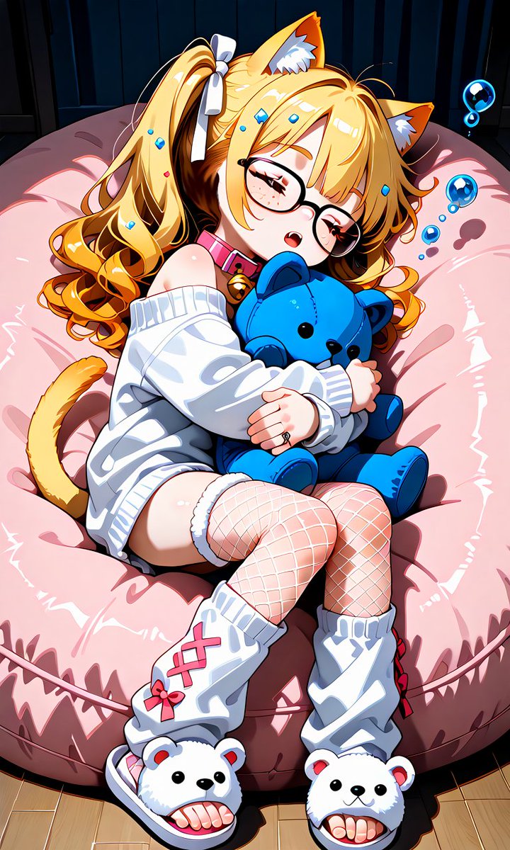 Nighty night Kittyfans!
*snuggles my plushie*going to sleep nyow~
#Vtuber #LGBTQIA
