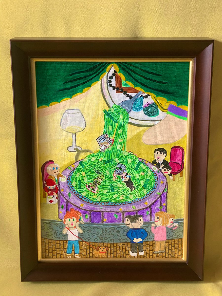 UroroAruru's tweet photo. 🔴「闇病展」に出展する作品です🔵
1.「~トラバサミの王~夏椿」
2.「資本主義のジェノベーゼ」
3.「うつろミニ♠︎1」「Rミニ❤︎1」
「九官鳥ミニ♦︎1」
#INY #IYN企画に参加します https://t.co/jHfWKJ7vFs