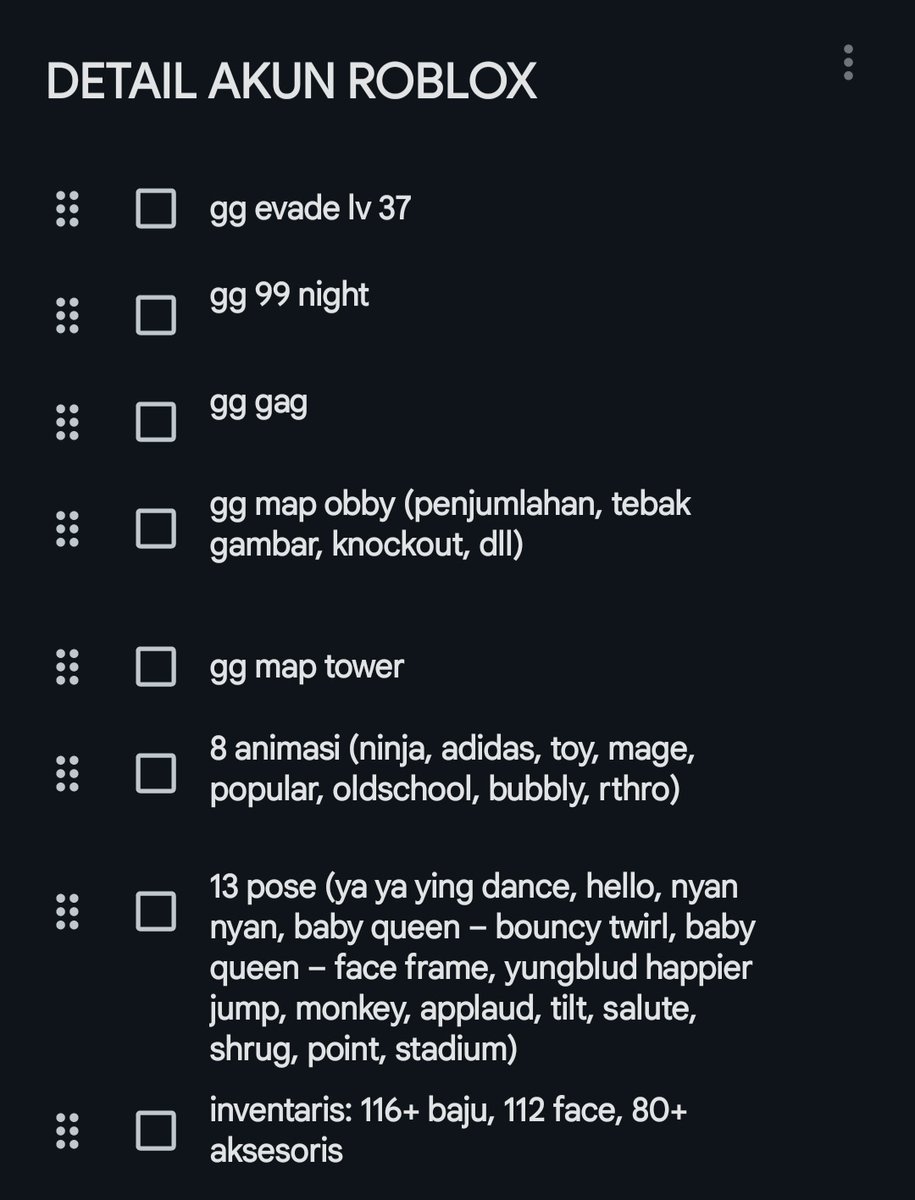 eyii – jual akun roblox tweet media