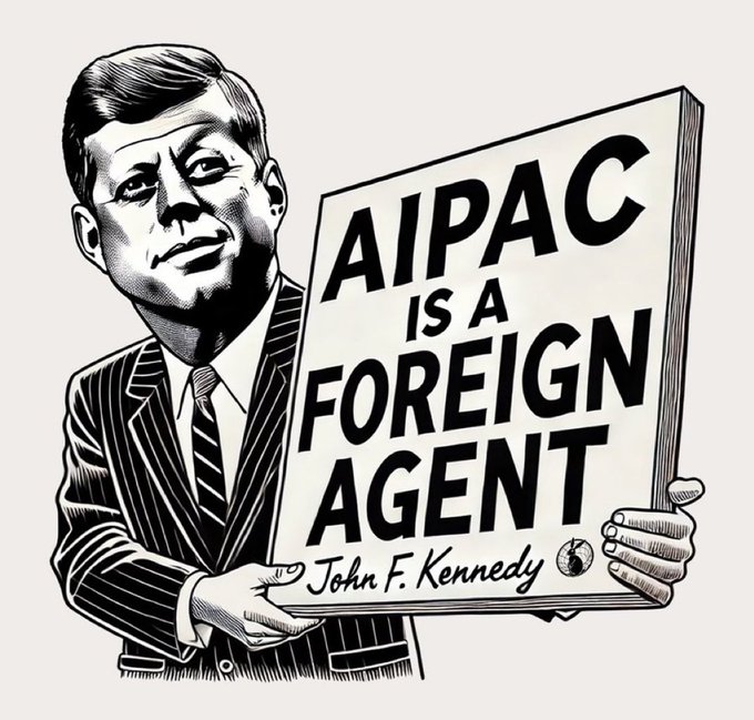 ky_statesman's tweet photo. AIPAC is a foreign agent of Israel. This is blatant election interference. https://t.co/43b7fg5yzV