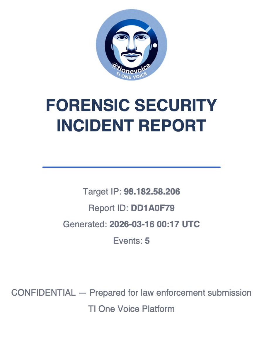 TI One Voice - Stephane van der Aa tweet media