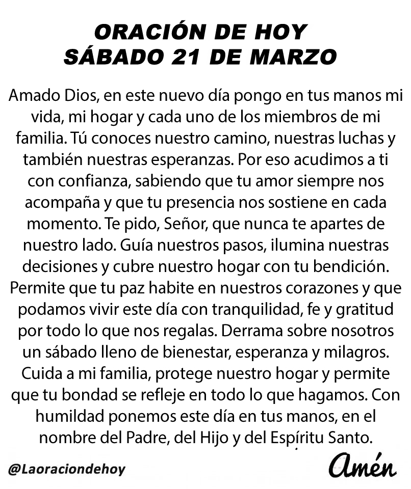Oración De Hoy tweet media