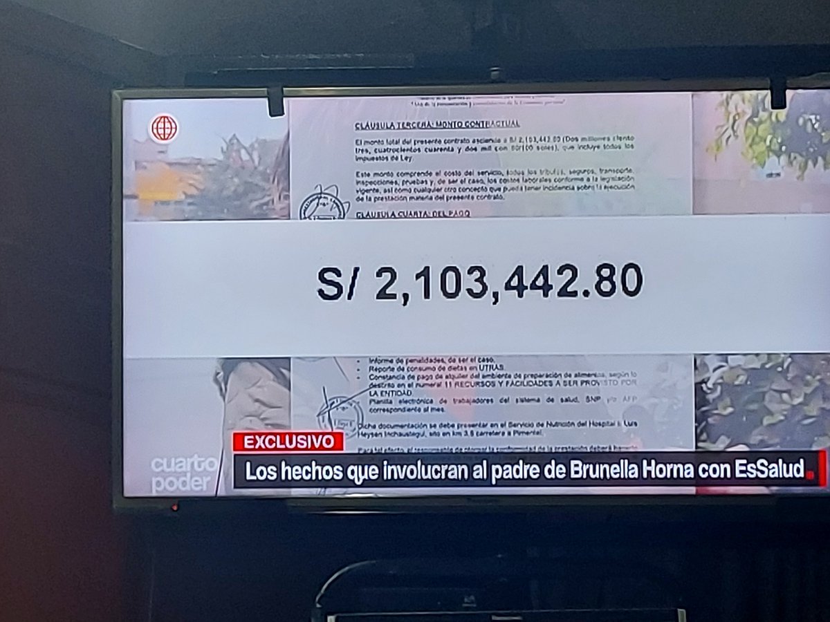 kadya21's tweet photo. Pruebas de la presencia de la familia de #BrunellaHorna en @EsSaludPeru en @Cuarto_Poder: Magna Sánchez, vinculada con la familia Horna, gana millonario contrato. El teléfono de la empresa ganadora pertenece al papá de Brunella, Gustavo Horna #AlianzaparaelProgreso #CesarAcuña https://t.co/Q2bmkD3Xjx