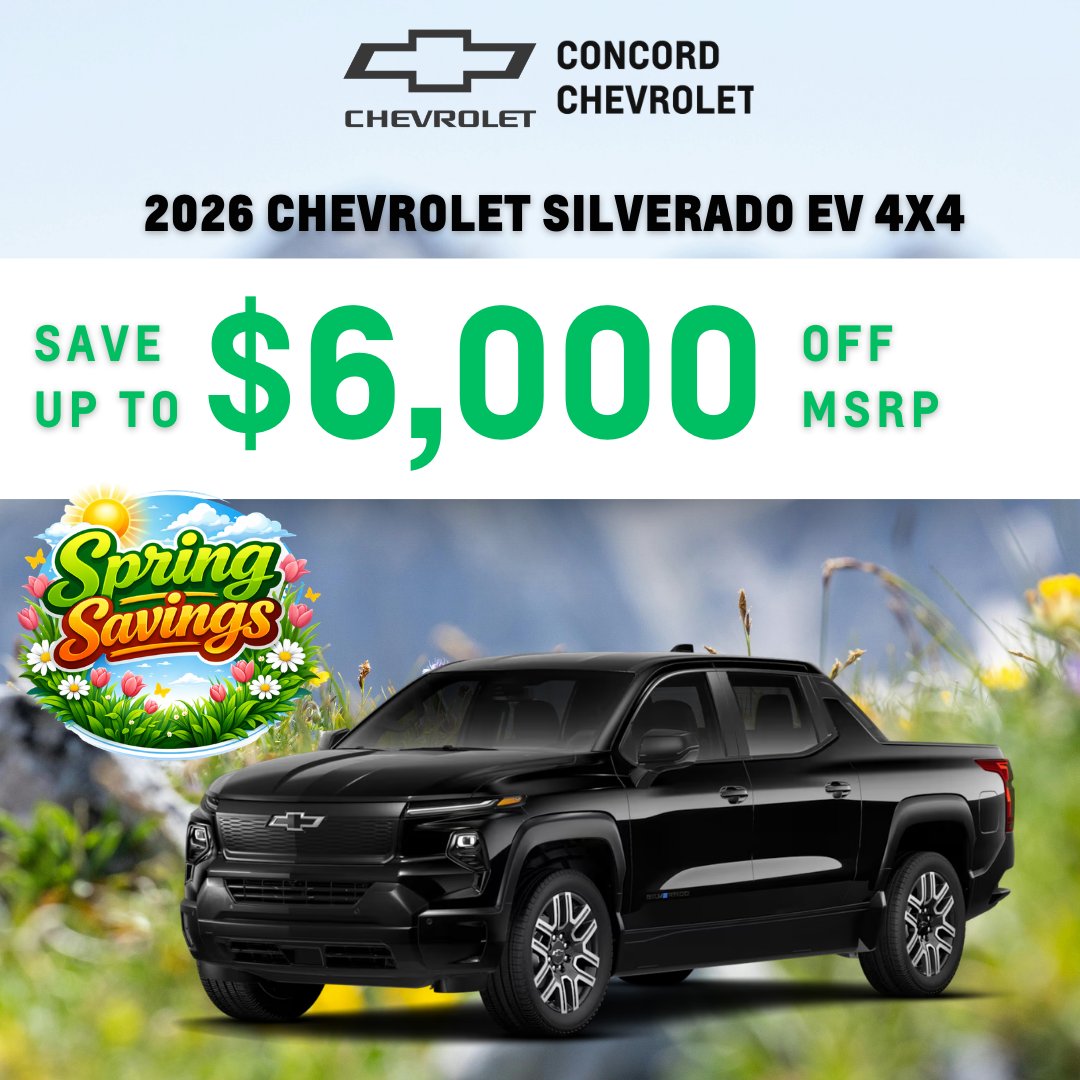 Concord Chevrolet (@ConcordCAChevy) / Posts / X
