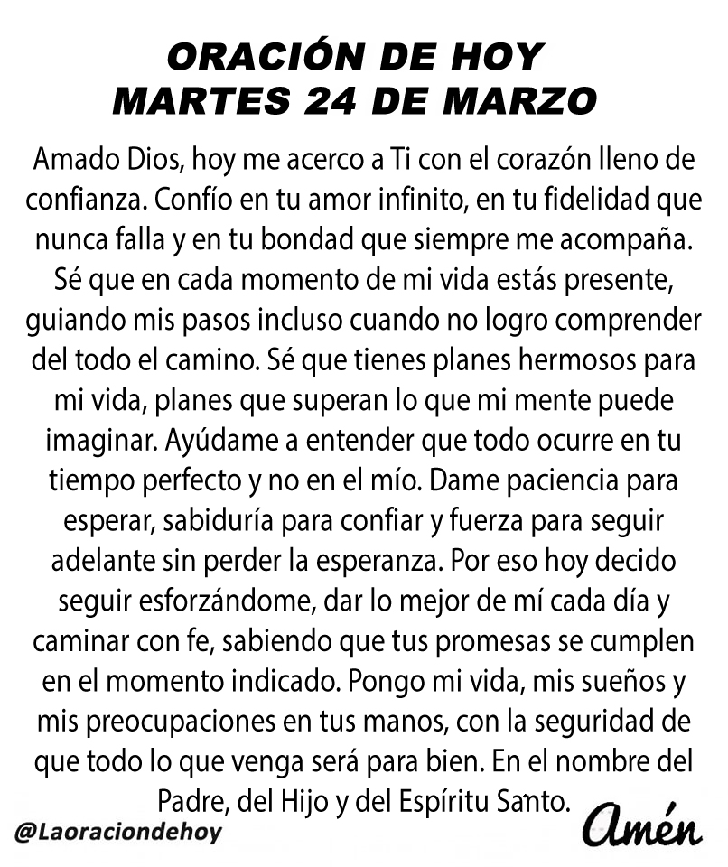 Oración De Hoy tweet media