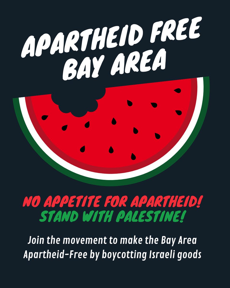 Apartheid Free Bay Area tweet media