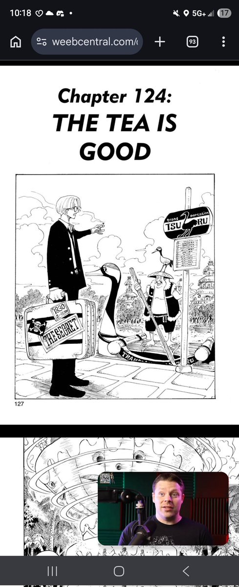 zkn912's tweet photo. @RogersBase @JayDlegend @BragoDace @Tekking101 @KingOfLighting ODA FORESHADOWED THE IRL ONE 

Chapter 124 “The Tea is Good” shows Sanji arriving at a transport station. At first glance it looks like a random gag panel… but Oda almost never draws random objects without meaning. https://t.co/ZuSBQprWas