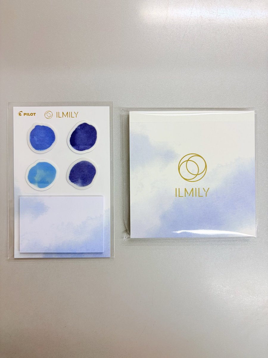 PILOT「ILMLY(イルミリー)ネイチャーパレット」が入荷！

万年筆のようなゆらぎのある、濃淡の筆跡が楽しめる新感覚のゲルインキボールペン。

「あなたのすぐそばにゆらぐ、あおいろ景色。」をテーマに、自然界に存在する繊細な青色の情景を表現。

数量限定でメモパッドと付箋セットも発売🩵💙