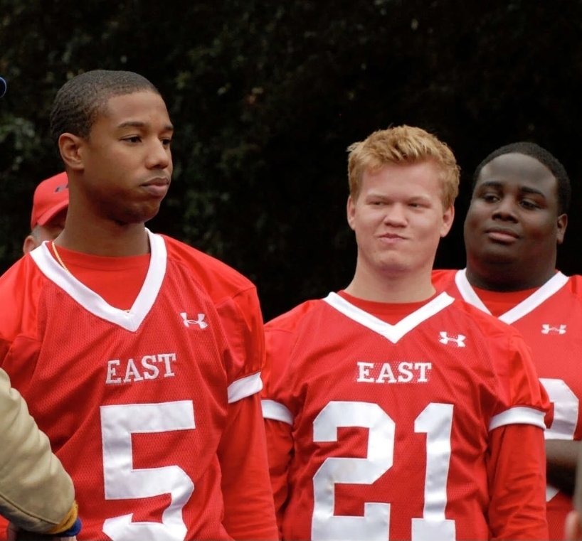 The #Oscars cutting to Jesse Plemons when Michael B Jordan won. #FridayNightLights