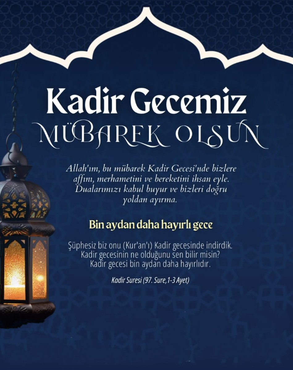 yuca_selim's tweet photo. Bin aydan hayırlı gecenin sabahına başlarken, kadrini bilmek ve istifade edebilmek ümidiyle cümleten hayırlı sahurlar. #KadirGecesi https://t.co/fWDxxHHmdM