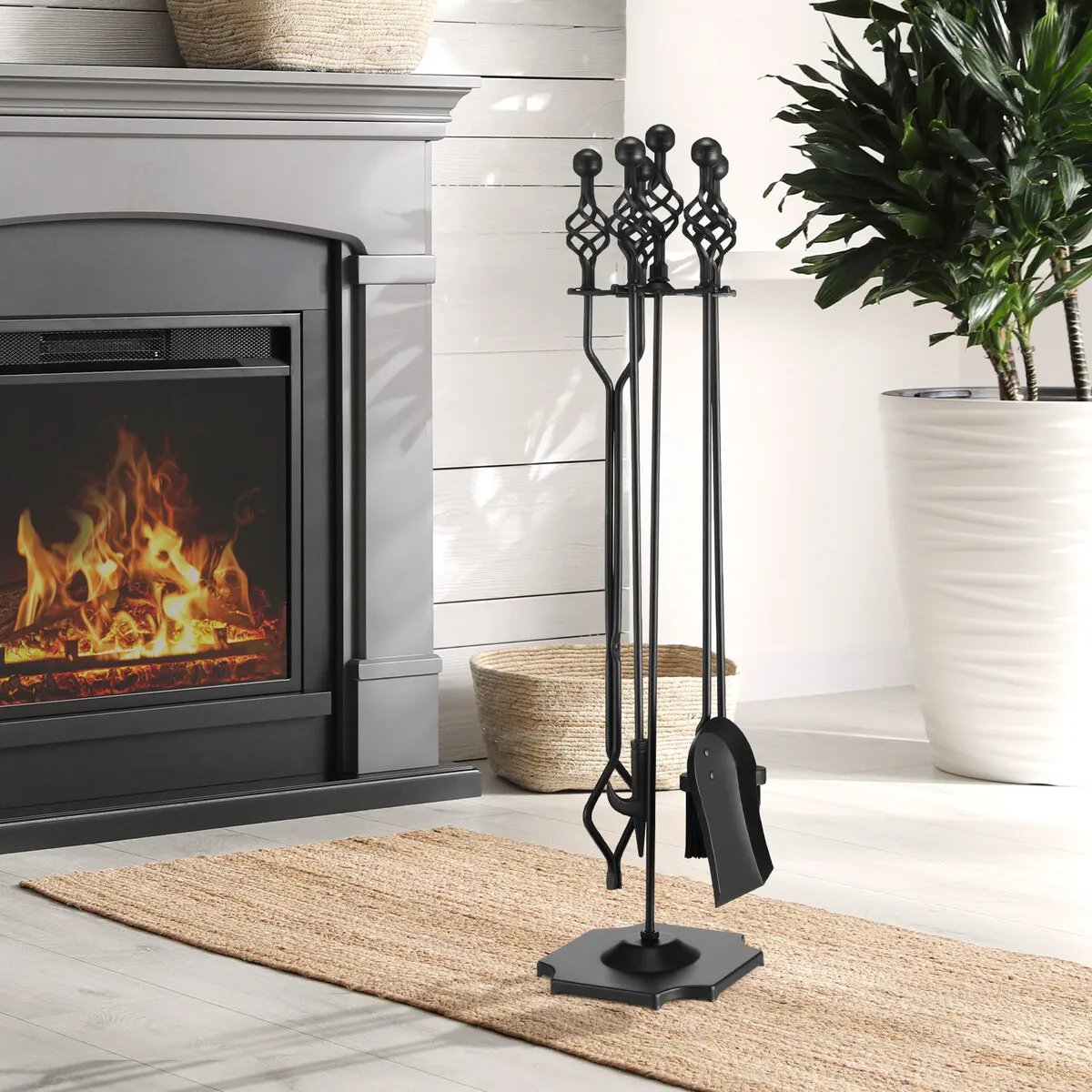 CrazySalesAus's tweet image. Fireplace Tool Set
bit.ly/4bgYP8U
#fireplace #firepit #poker #brush #tongs #shovel #fireside #campfire