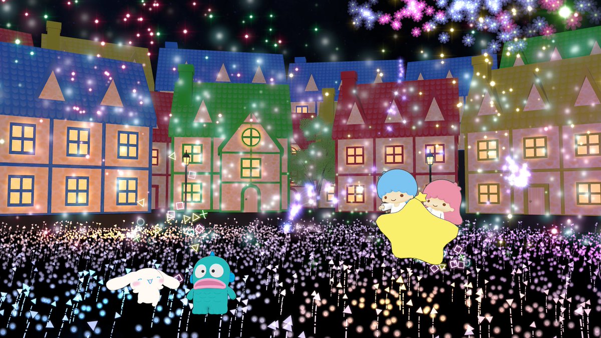 amemiya_chika's tweet photo. スマホからでも見られるのが #QuestMaker ✨ブランコ漕ぎの合間にちょこっとだけ見ることができました☔️
#サンリオVfes https://t.co/WWbfs2tGdJ
