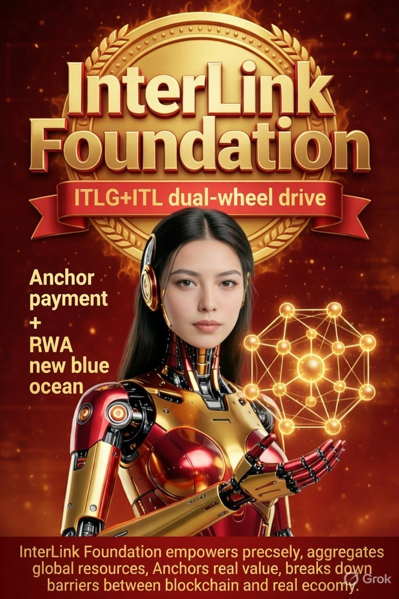 NizamShaik66757's tweet photo. The image promotes the InterLink Foundation ecosystem, which operates using two main tokens: ITLG and ITL. These two tokens work together like a dual-wheel drive system, helping power and support the entire ecosystem.
Key Concepts Highlighted #Inrerlink #ITLG #ITL https://t.co/9abCECGIU3