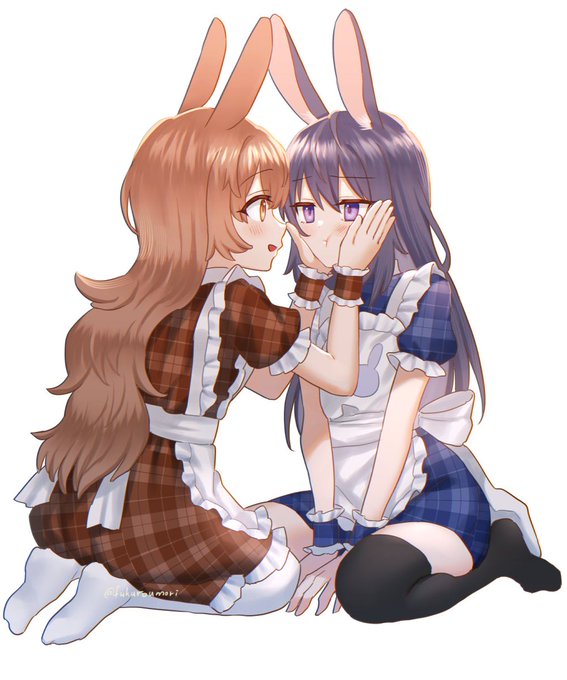 むー🐰#創作百合 