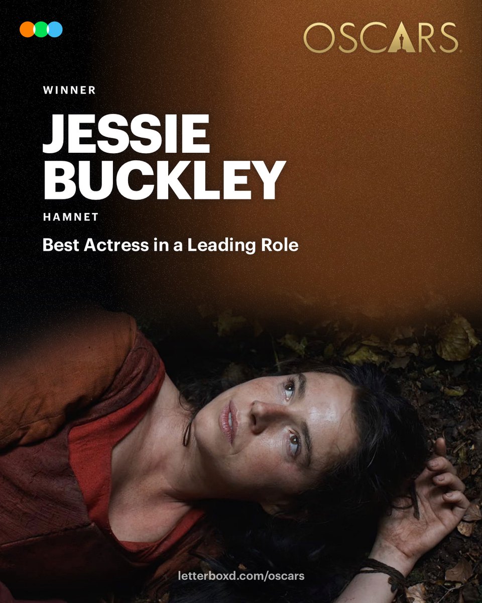 Jessie Buckley wins Best Actress in a Leading Role for Hamnet

#Oscars