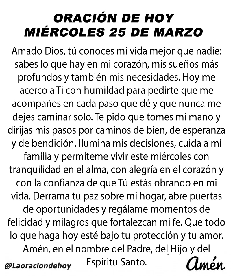 Oración De Hoy tweet media