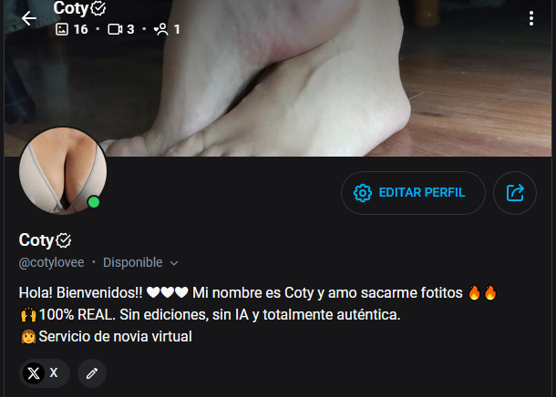 coty_lovee's tweet photo. Amor, me seguis???
https://t.co/lsvKnhFVGH (es gratis)
#naturalwomen
#picsfeet
#Feet
#FootModel
#FeetLovers
#BareFeet
#PrettyFeet
#SellingFeetPics
#FeetForSale
#FootContent
#ExclusiveContent
#Toes
#Soleses
#NailPolish https://t.co/Wi72XVbaUP