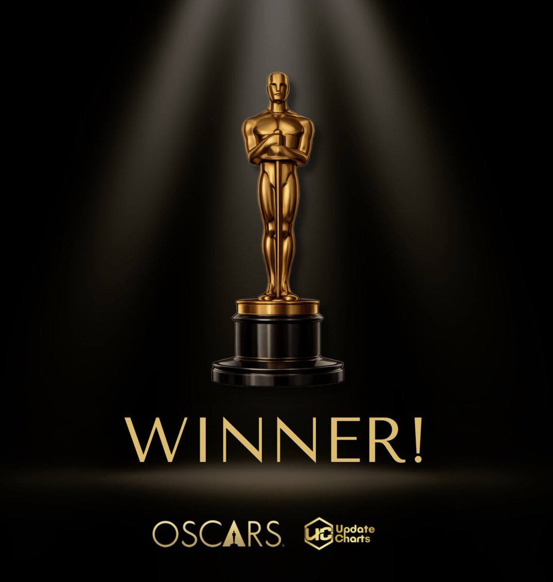 updatecharts's tweet photo. "Uma Batalha Após A Outra" VENCEU a categoria de "Melhor Filme" no #Oscars. https://t.co/tKaAZKvTIB