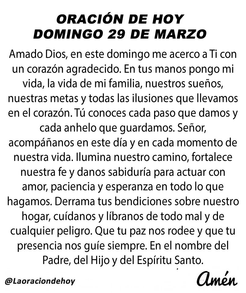 Oración De Hoy tweet media