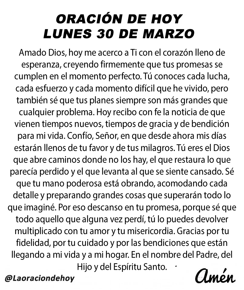 Oración De Hoy tweet media
