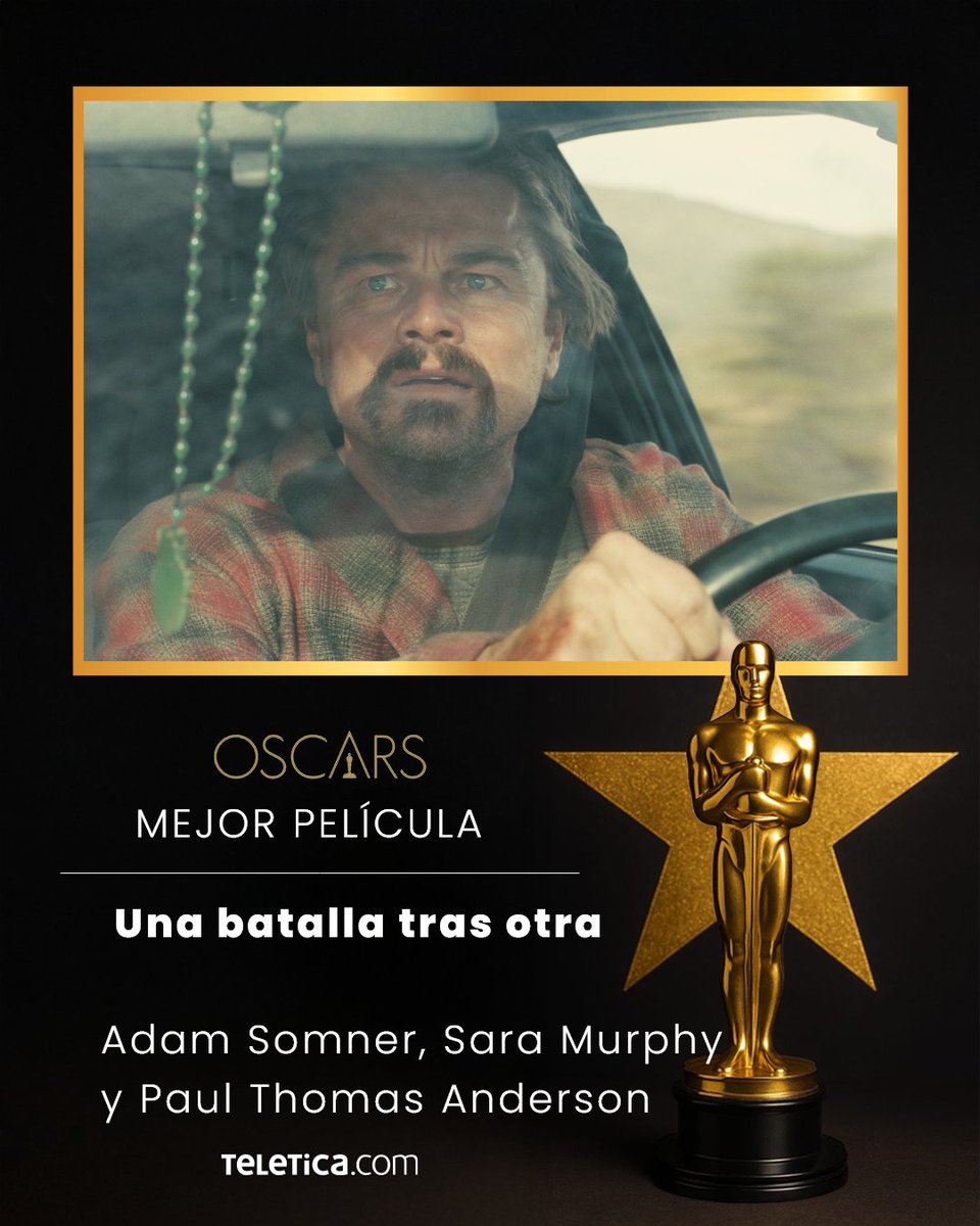 Teleticacom's tweet photo. Más detalles en https://t.co/SUfKuD17G3. 💻📲 | #Oscars2026 | Esta película protagonizada por Leonardo DiCaprio se lleva 6 estatuillas en la gala # 98 de los premios de la Academia. https://t.co/kMwHfAi6AX