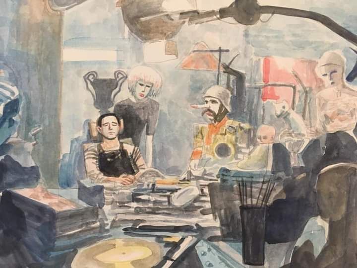 bunning_scott's tweet photo. Art of the Day! "J F Sebastian and friends". Buy at: https://t.co/Mc7NYfA6Fq https://t.co/V8KzFAhjOp