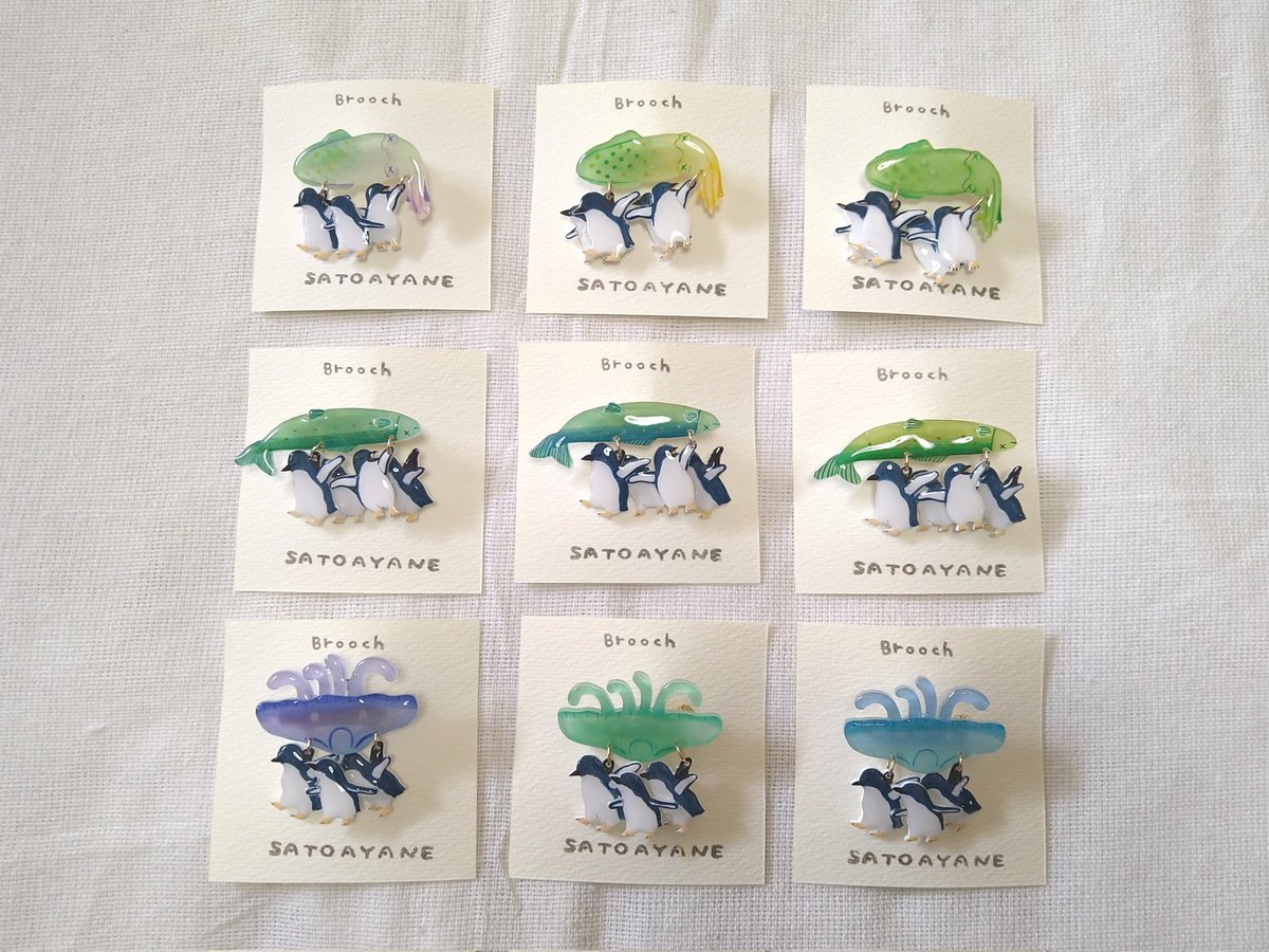 satooo_11's tweet photo. ご飯を運ぶフェアリーペンギンのブローチ
#さっぽろペンバザ https://t.co/m6oPnwCql7