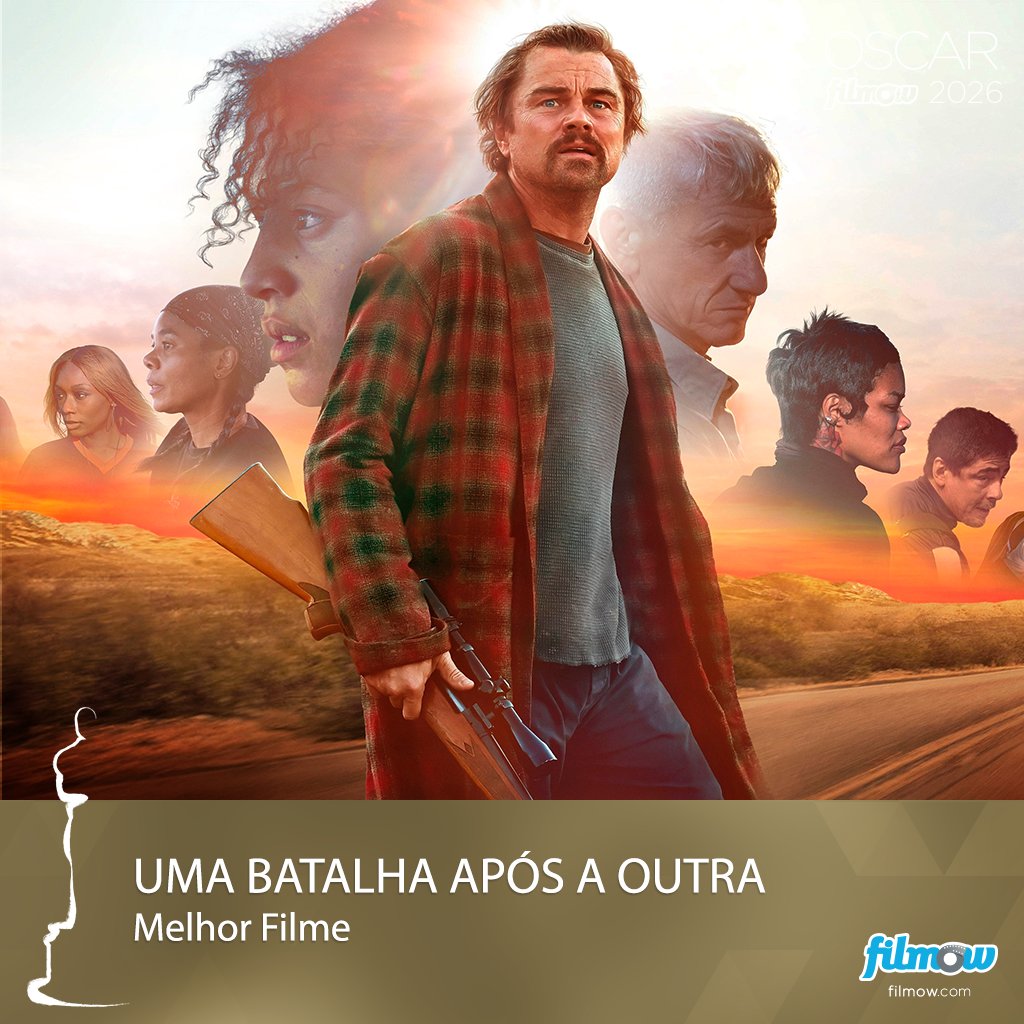 Uma Batalha Após a Outra venceu o Oscar na categoria de Melhor Filme #Oscars