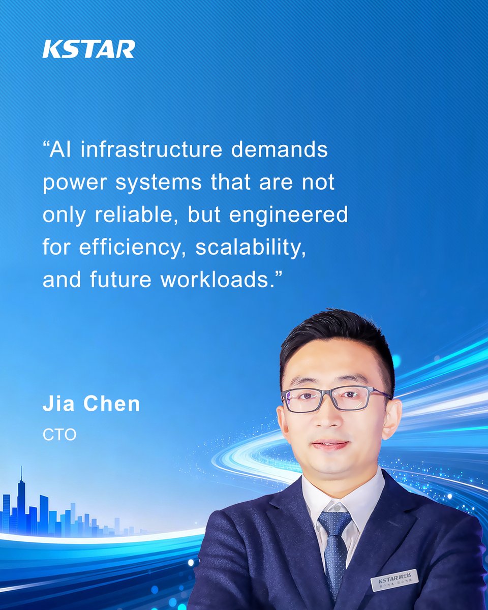 KstarPower's tweet image. As AI and digitalization accelerate, the demands on power infrastructure continue to grow. ⚡
At KSTAR, we focus on building reliable, efficient, and future-ready solutions for evolving digital applications. 🔋🚀
#KSTAR #CTOInsights #AIInfrastructure #CriticalPower #DataCenter