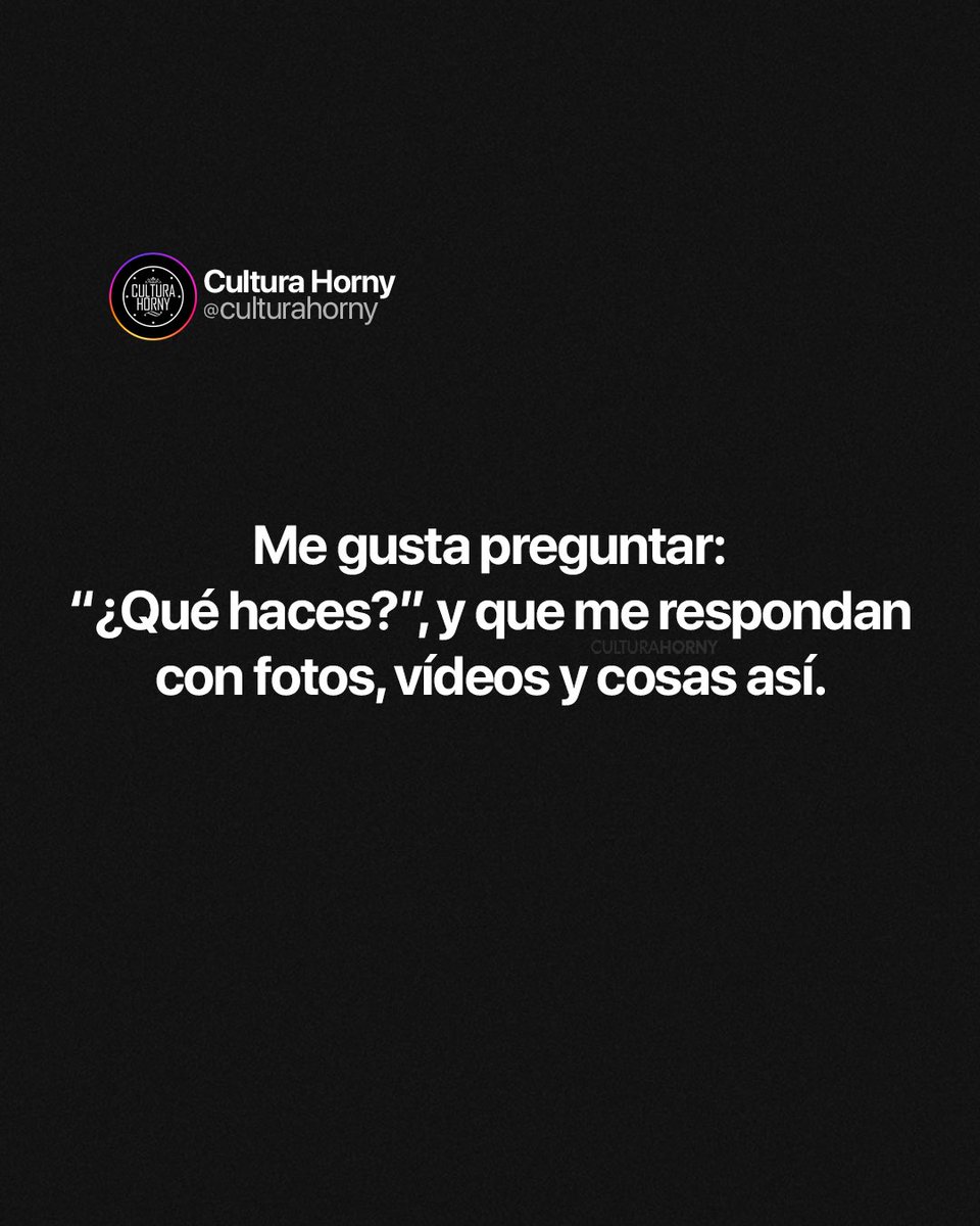 Cultura Horny tweet media