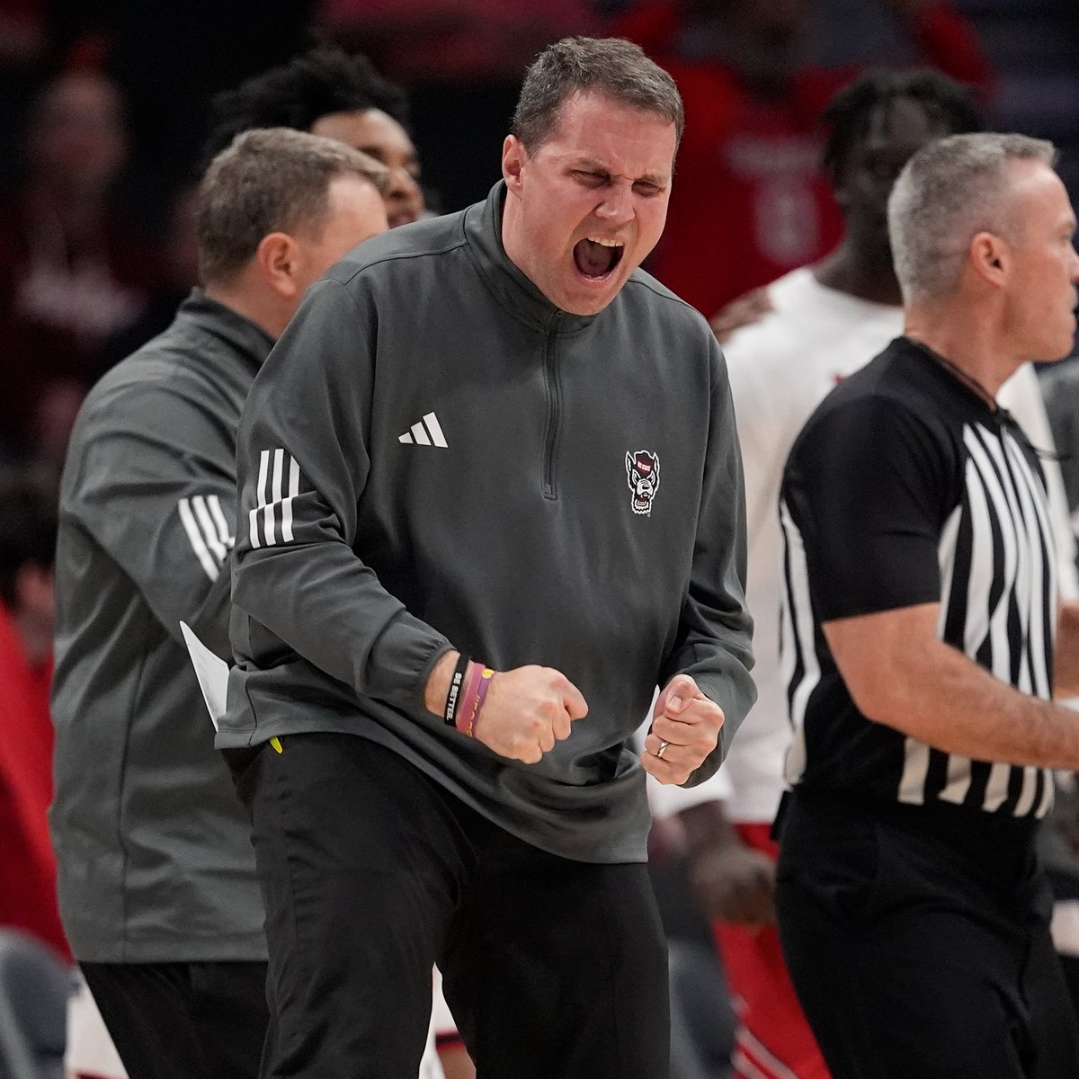 fleischman_noah's tweet photo. Will Wade has now taken four different programs to the NCAA Tournament:

VCU x2
LSU x3
McNeese x2
NC State https://t.co/BQAAWJRR7z
