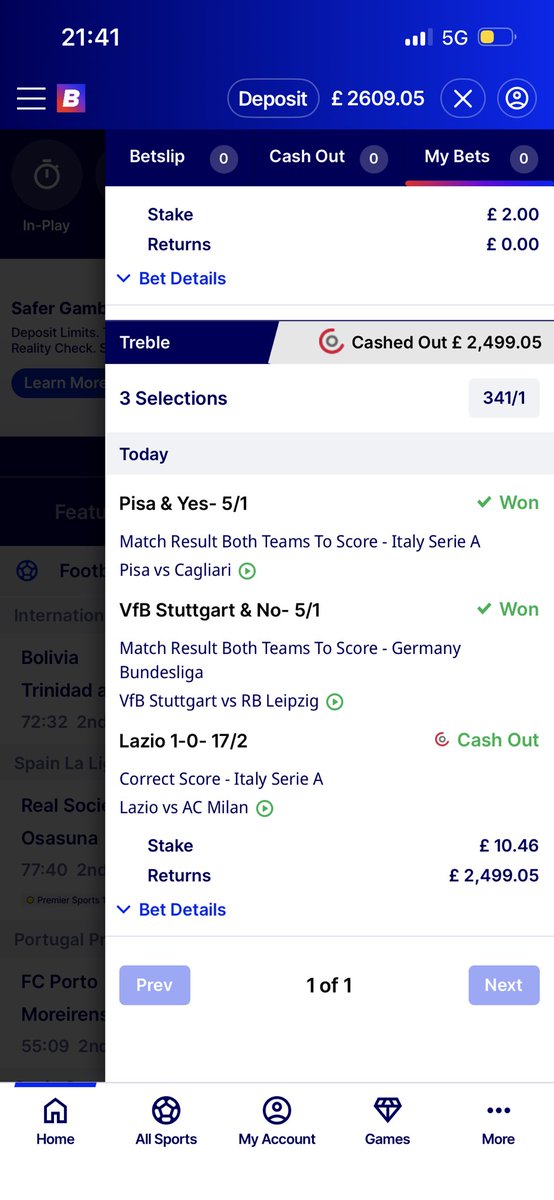 Beat Various Bookies tweet media