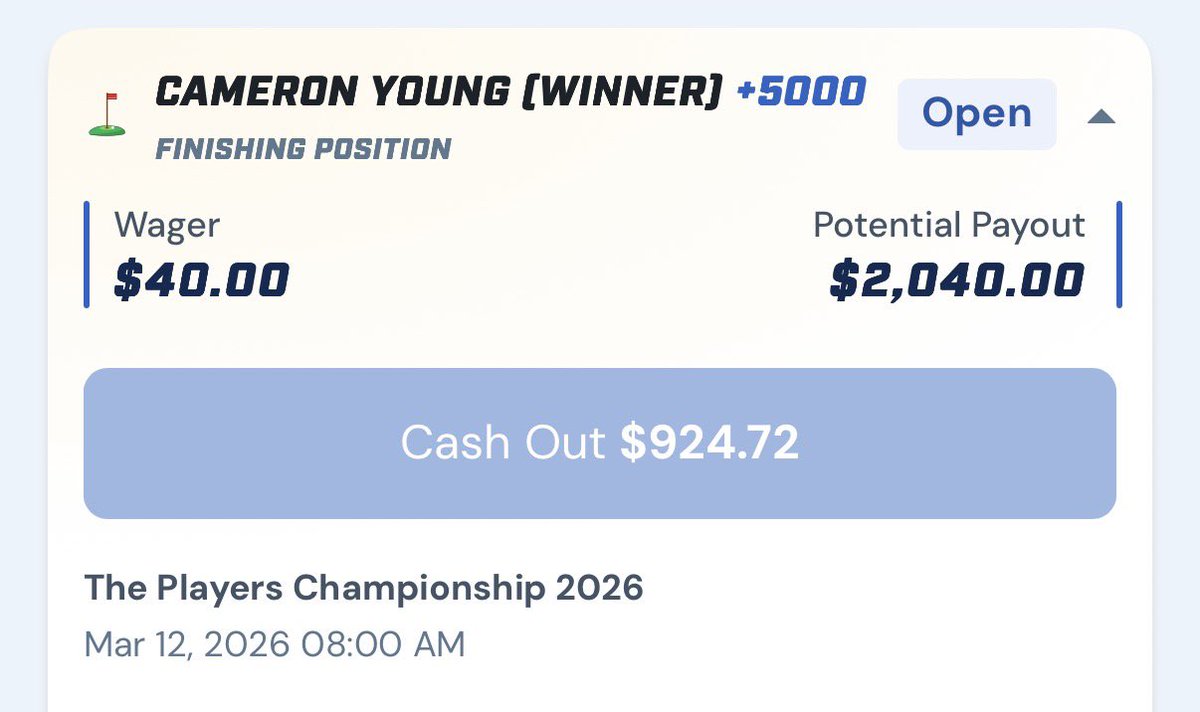 GolfBetCaddie's tweet photo. Will forever be on #TeamYoung!

The guy made massive par saves when he had to and mashed the biggest drive of his life. https://t.co/0S3FvhwETX