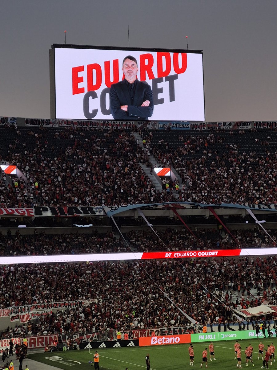 La primera vez en el Monumental.