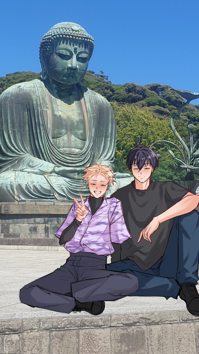 katebl_51's tweet photo. 📍Kōtoku-in 鎌倉大仏殿高徳院

#創作bl #オリジナルbl #創作漫画 #bl漫画 https://t.co/4cA7U0GdRB