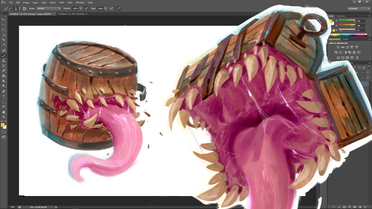 Painting a mimic - 🎞️ youtu.be/b3IYnZVXg1U