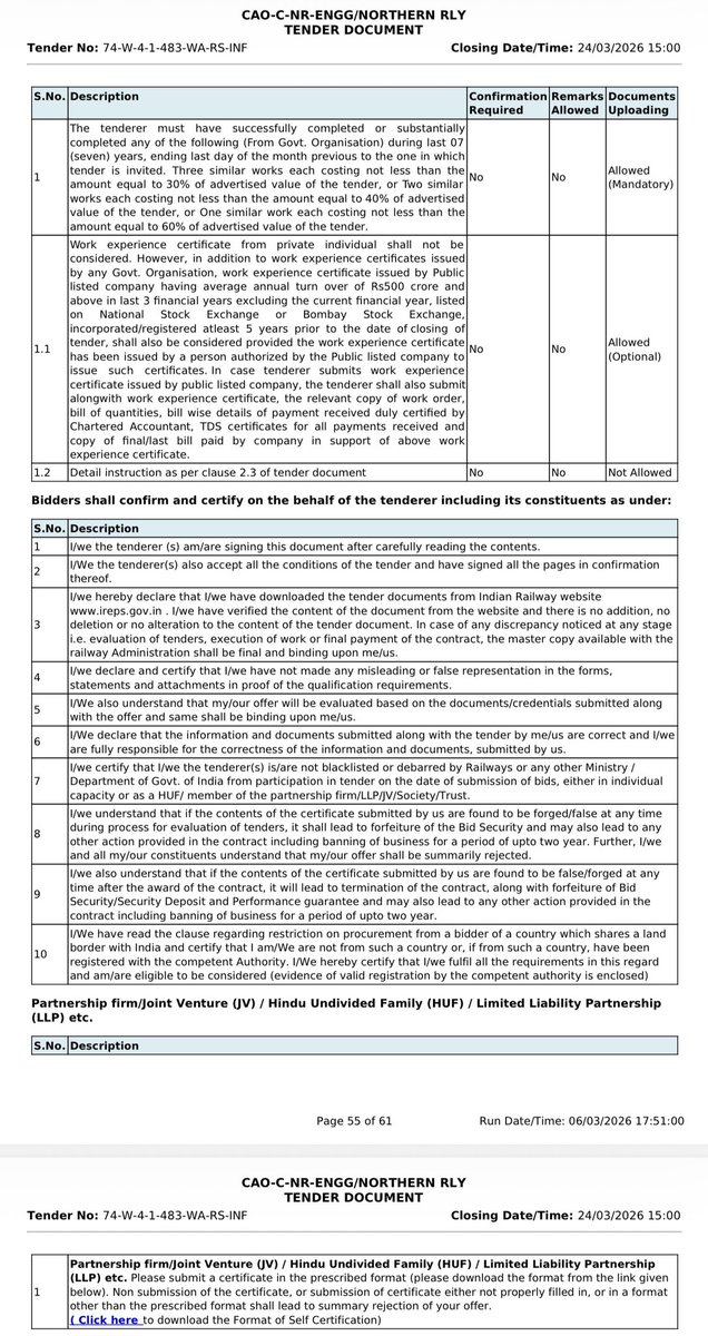 Railwhispers's tweet image. Major works for #Greenfield_projects and the #upgrade of existing #coaching facilities for #VandeBharat maintenance are being tendered nationwide..

@RailMinIndia @AshwiniVaishnaw @IR_CRB @CVCIndia @PMOIndia @GM_NRly @RailwayNorthern @RailSamachar @RailVisionTV @drm_lko @kkgauba
