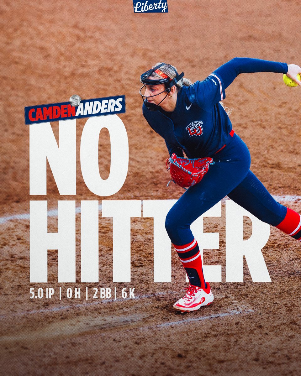lights out on the mound 🔥

Congratulations to Camden Anders on tossing a 5-inning no-hitter yesterday with 6 strikeouts!
