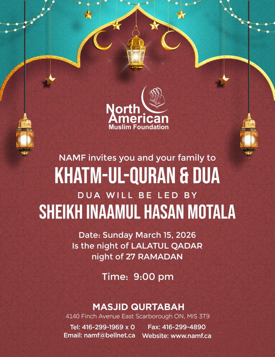 namf786's tweet photo. Khatm-ul-Qur’an &amp; Du’a tonight 🌙
Join us in the blessed final days of Ramadan. May Allah accept from us all. Ameen🤍
See flyer for details https://t.co/tyANkrLYdW